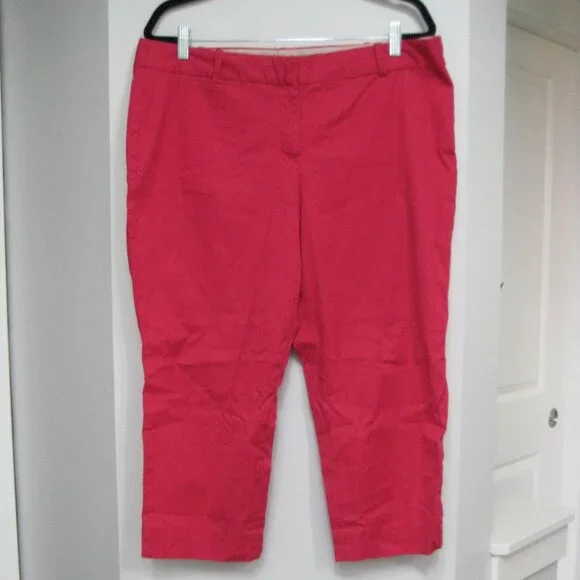 Bright Pink! Talbots capris - Picture 1 of 4